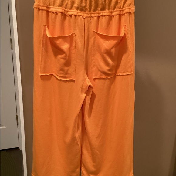 FP Movement by Free People Bright Orange Wide Leg Pants - Picture 2 of 7
